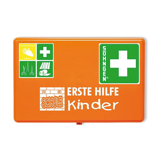 Verbandkasten Schule von Söhngen - Erste-Hilfe-Kasten mit spezieller Füllung für Bildungseinrichtungen - Med-Praxisbedarf
