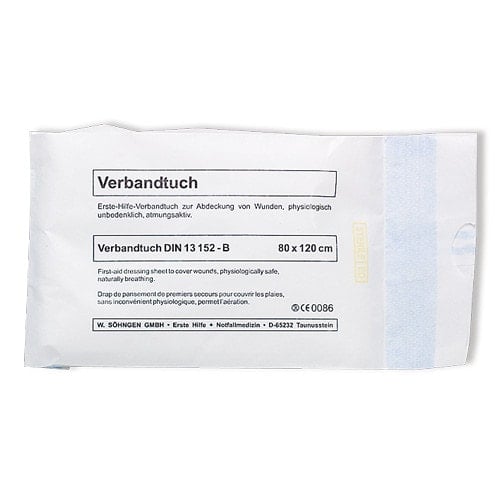 Verbandtuch SO geöffnet - saugfähiges Vlies, sterile Wundauflage - Med-Praxisbedarf