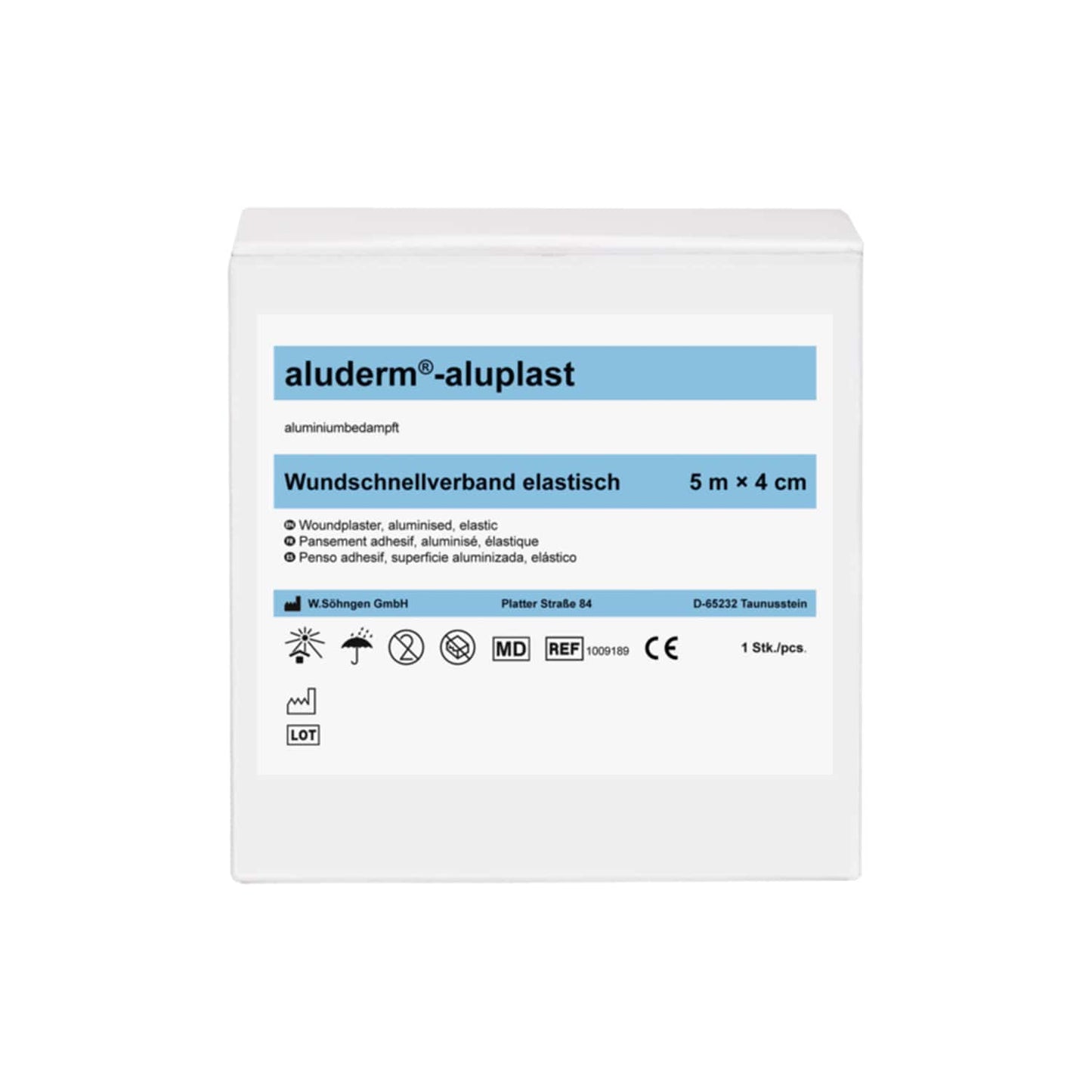 Gerolltes Aluplast Wundpflaster - auf Rolle für individuellen Zuschnitt, von Söhngen - Med-Praxisbedarf