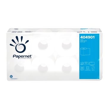 Papernet Toilettenpapier 3-lagig extraweiß - Robustes Hygienepapier für Bereiche mit hohem Bedarf - Med-Praxisbedarf