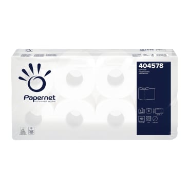 4-lagiges Papernet Toilettenpapier in weiß - robustes Hygienepapier für Klinik und Pflegeheim - Med-Praxisbedarf