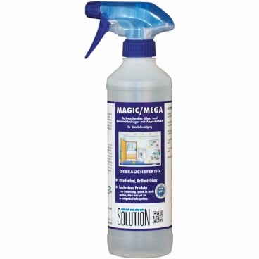 Solution MAGIC Glas- und Edelstahlreiniger - 1 Liter Gebinde, gebrauchsfertig, sprühbar - Med-Praxisbedarf