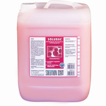 SOLUBAC Geruchskiller Konzentrat - mit Bakterienkulturen, 5 Liter, für Abflüsse - Med-Praxisbedarf
