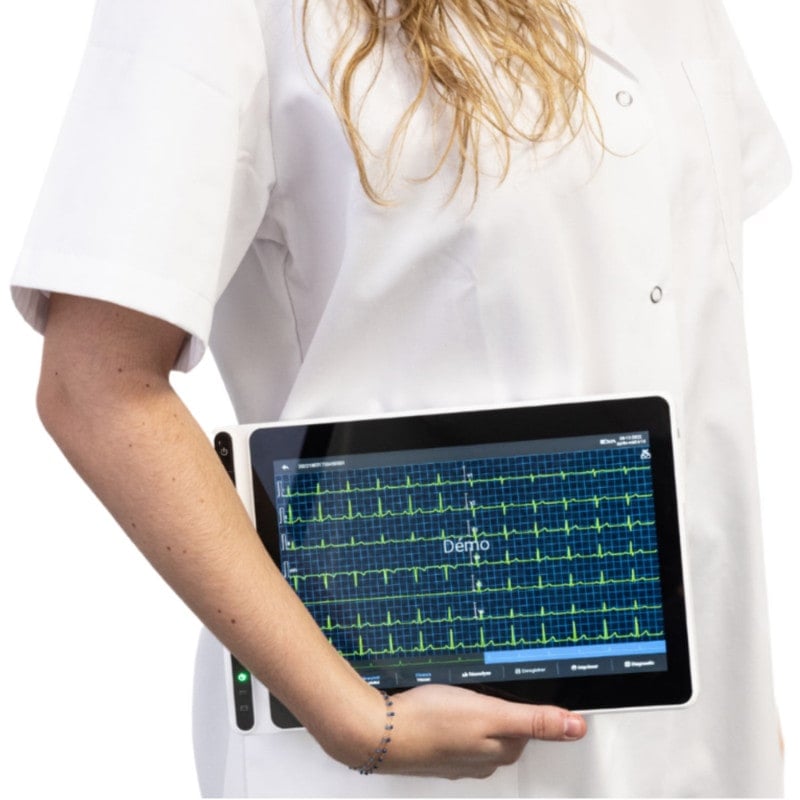 Cardiomate EVI mobiles 12-Kanal EKG - kompaktes tragbares EKG-Gerät - Med-Praxisbedarf