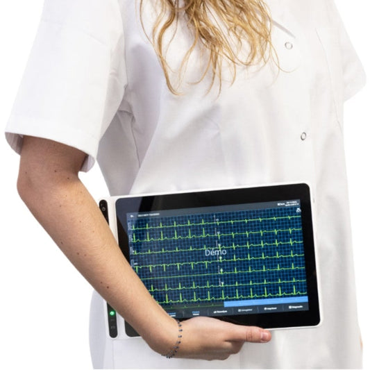 Cardiomate EVI mobiles 12-Kanal EKG - kompaktes tragbares EKG-Gerät - Med-Praxisbedarf