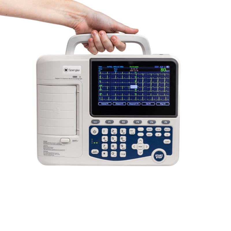 Cardiomate EKG in klinischer Umgebung - mobiles Gerät für zuverlässige EKG-Aufzeichnungen - Med-Praxisbedarf