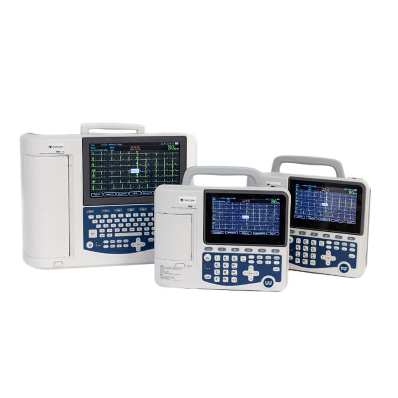Cardiomate EKG-Gerät mit Patientenkabel - 12-Kanal-Elektrokardiograph für die Diagnostik - Med-Praxisbedarf