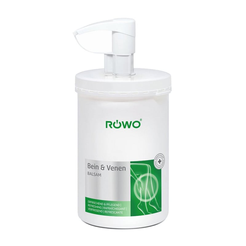 RÖWO Bein Balsam auf Haut - pflegende Creme für schwere und müde Beine - Med-Praxisbedarf