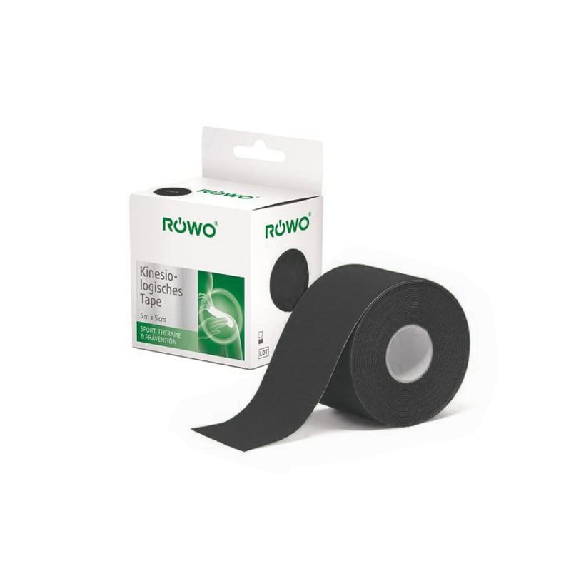 RÖWO Kinesiologisches Tape pink - für Kinesio-Taping-Therapie, 5 Meter Länge - Med-Praxisbedarf
