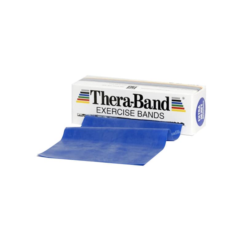 RÖWO Thera-Band Anwendung bei Übungen - unterstützt Muskelaufbau und Physiotherapie - Med-Praxisbedarf