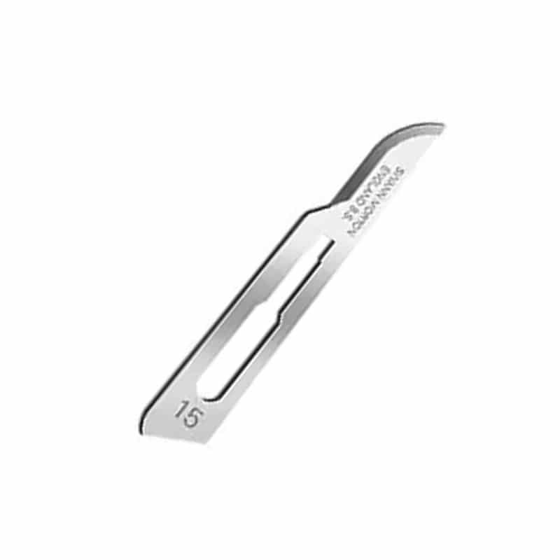 Swann Morton Skalpellklinge Nr. 21 - universelle Klinge für Skalpellgriff Nr. 4 - Med-Praxisbedarf