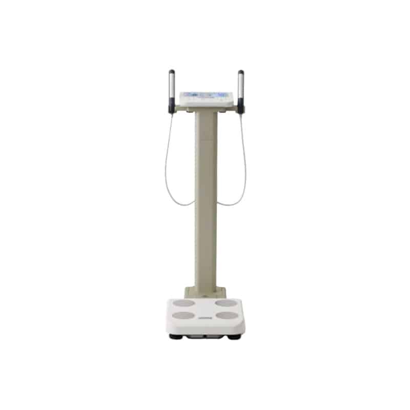 Tanita MC-780 MA Bedienoberfläche - Detailaufnahme des Displays mit Messwerten - Med-Praxisbedarf
