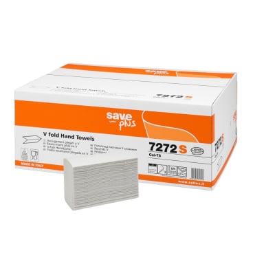 Papierhandtücher Save Plus 21,5 x 21 cm - 2-lagig, weiß, für Arztpraxen und Kliniken - Med-Praxisbedarf