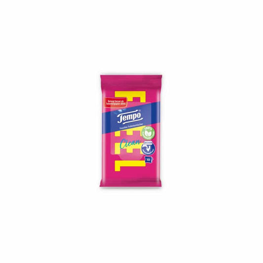 TEMPO Sanft & Pflegend Toilettentücher - sicher herunterspülbar, hohe Hygiene - Med-Praxisbedarf