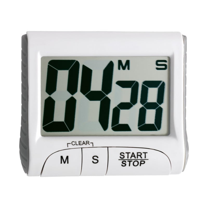 Digital-Timer großes Display - Countdown und Stoppuhr für Praxis und Klinik, gut ablesbar - Med-Praxisbedarf