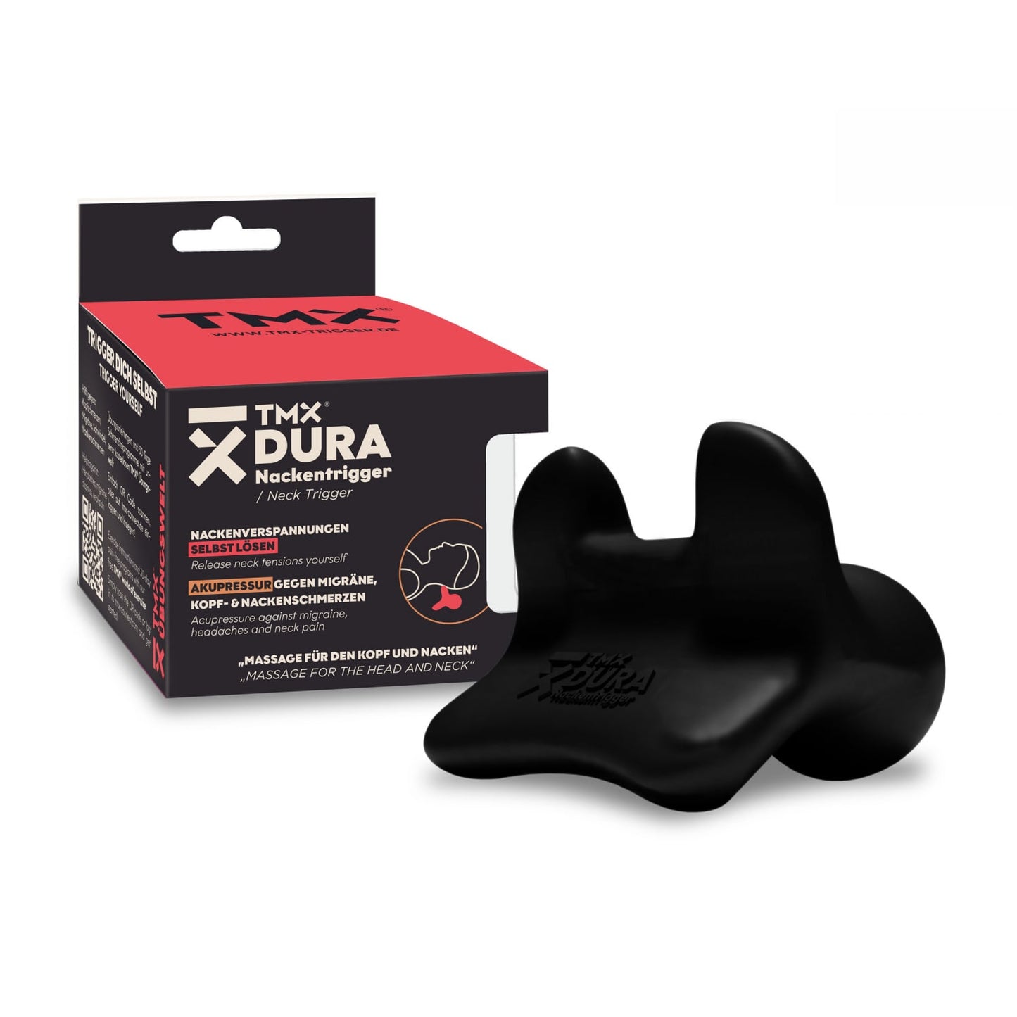 TMX DURA Nackentrigger mit Zubehör - komplettes Set für Physiotherapie und Praxis - Med-Praxisbedarf