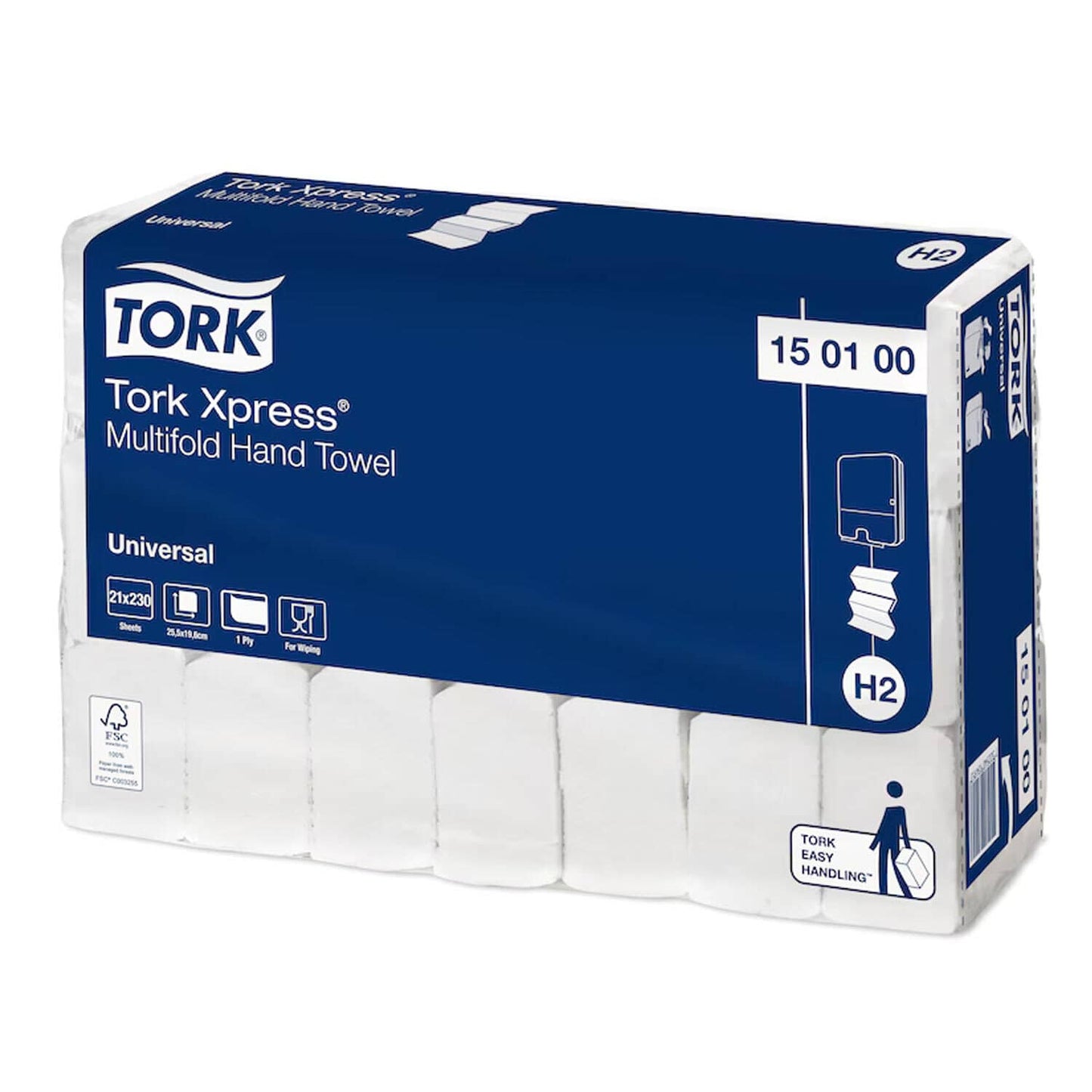Tork Xpress Multifold-Handtücher 2-lagig - für Tork Xpress Spender in Waschräumen - Med-Praxisbedarf