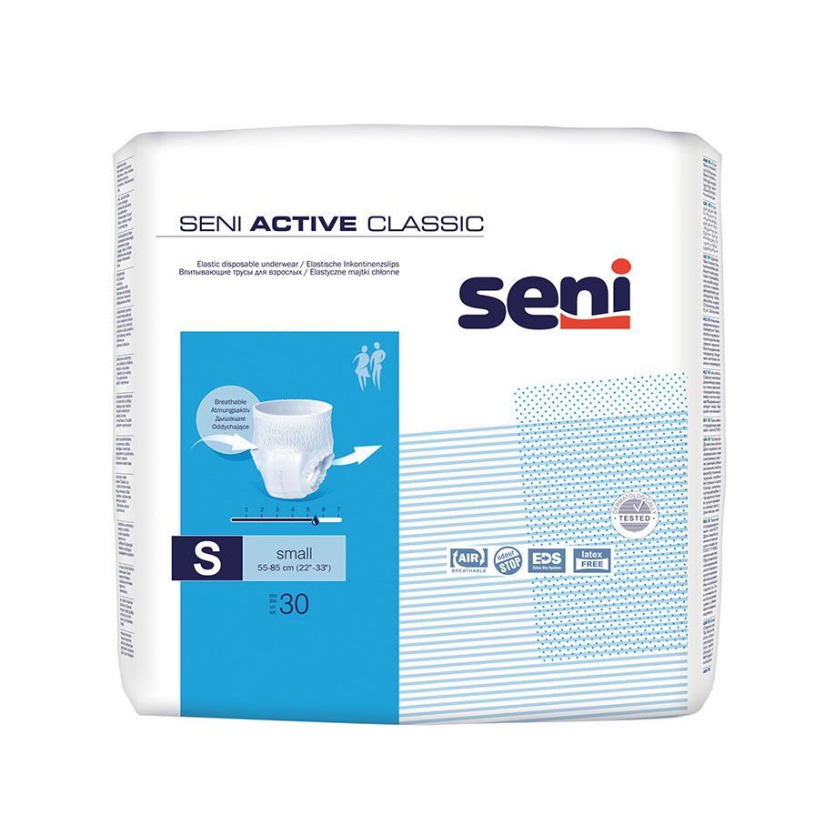 Inkontinenzslips Seni Active Classic - atmungsaktiv, diskret, einzeln verpackt - Med-Praxisbedarf