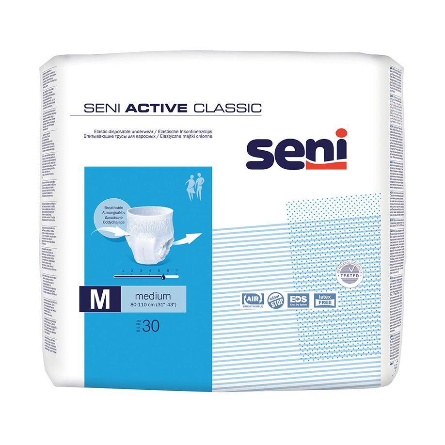 Active Classic Slips von Seni - saugstark, bequemer Sitz, für Alltag - Med-Praxisbedarf