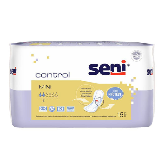 Seni Control Mini Inkontinenzeinlagen - für leichte Harninkontinenz, diskret - Med-Praxisbedarf