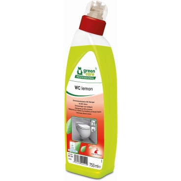 TANA green care WC lemon WC-Reiniger - saurer Reiniger mit Zitronensäure für WC und Urinale - Med-Praxisbedarf