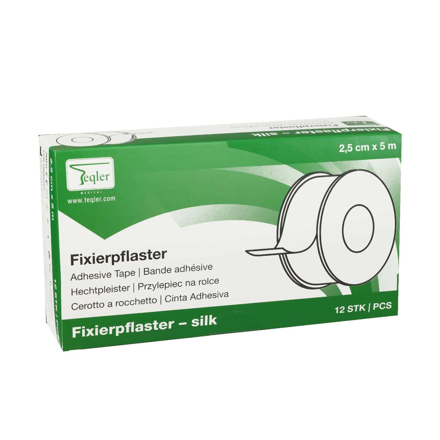 Rollenpflaster Fixierpflaster Silk - hautfreundliche Fixierung von Wundverbänden - Med-Praxisbedarf