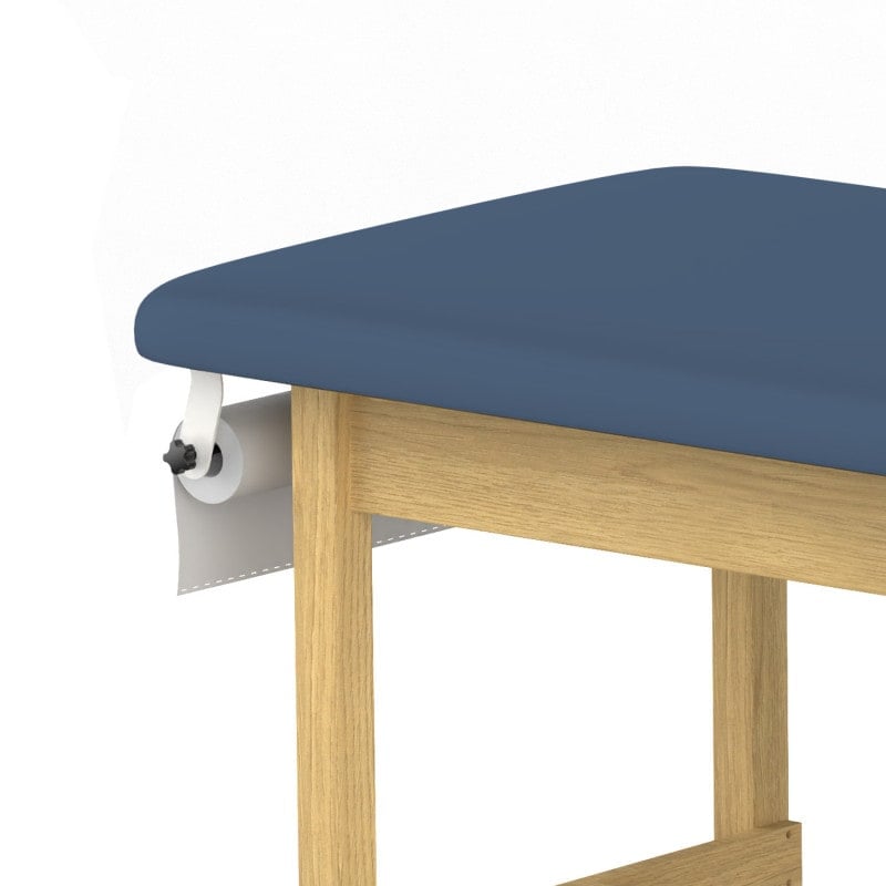 Teqler Holz-Behandlungsliege - flache Liegefläche, stabiler Aufbau, für medizinische Einrichtungen - Med-Praxisbedarf