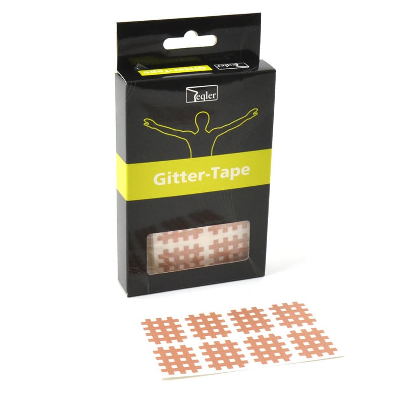 Gittertape in Einzelverpackung - Hygienisches Pflaster für medizinische Tape-Anwendungen - Med-Praxisbedarf