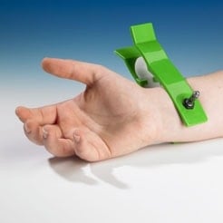 Klammerelektrode schwarz für EKG-Ableitung an Armen und Beinen - Teqler - Med-Praxisbedarf