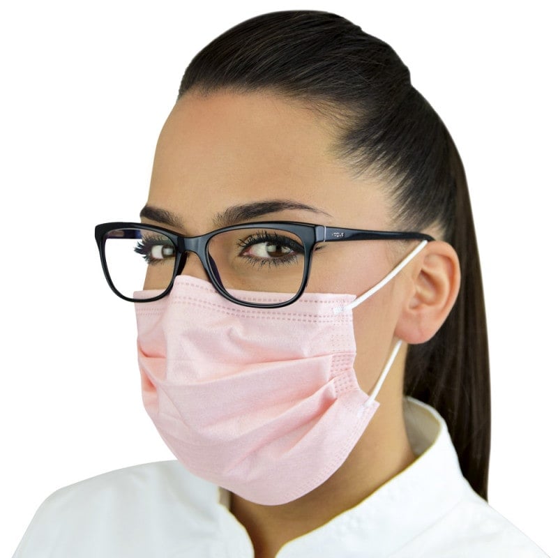 OP-Maske Brillenträger-Ausführung SOFT - verhindert Beschlagen der Sehhilfe - Med-Praxisbedarf