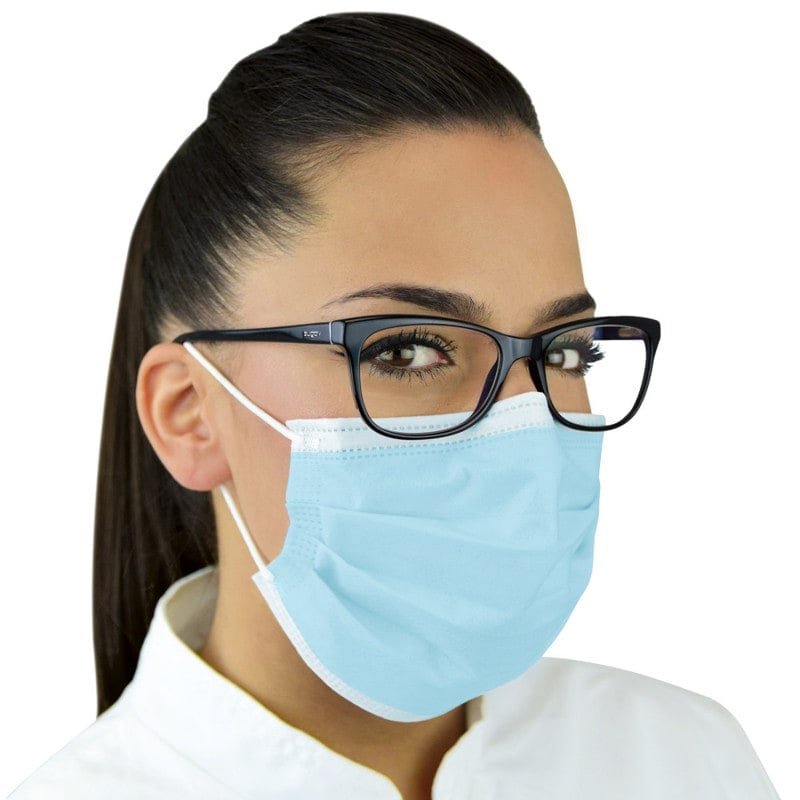 OP-Mundschutz Typ IIR chirurgische Maske - entspricht DIN EN 14683, mehrlagig - Med-Praxisbedarf