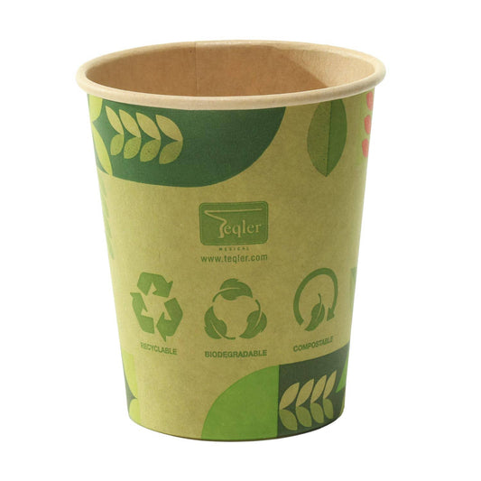 Papp-Trinkbecher aus Kraftpapier - recyclebar und biologisch abbaubar für Praxen - Med-Praxisbedarf