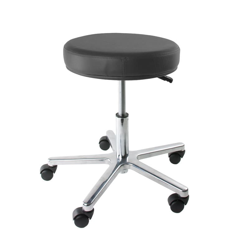 Praxishocker Teqler mit 40 cm Sitzfläche - vielseitiger Sitzhocker für Arztpraxen und Labore - Med-Praxisbedarf