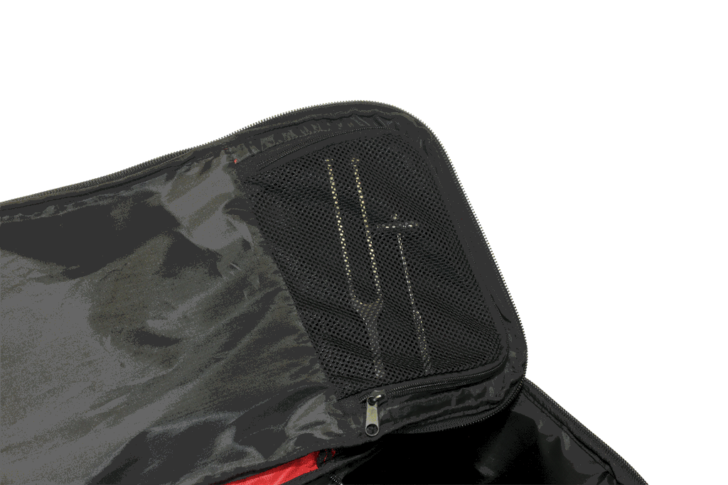 Rettungsrucksack Antwerpen Materialdetail - Nahaufnahme des robusten Nylon- oder Polyester-Stoffs - Med-Praxisbedarf