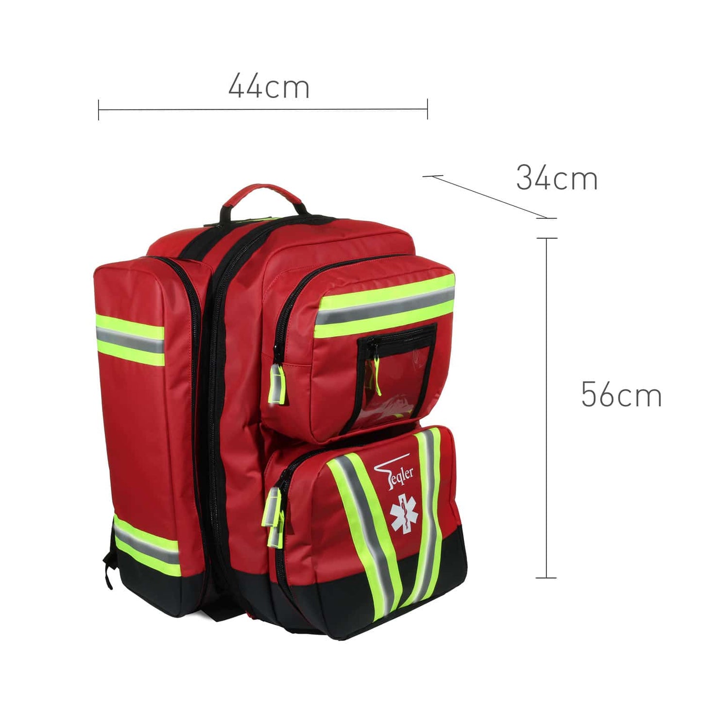 Rettungsrucksack Malmedy im Detail - robustes, wasserabweisendes Material für den täglichen Gebrauch - Med-Praxisbedarf