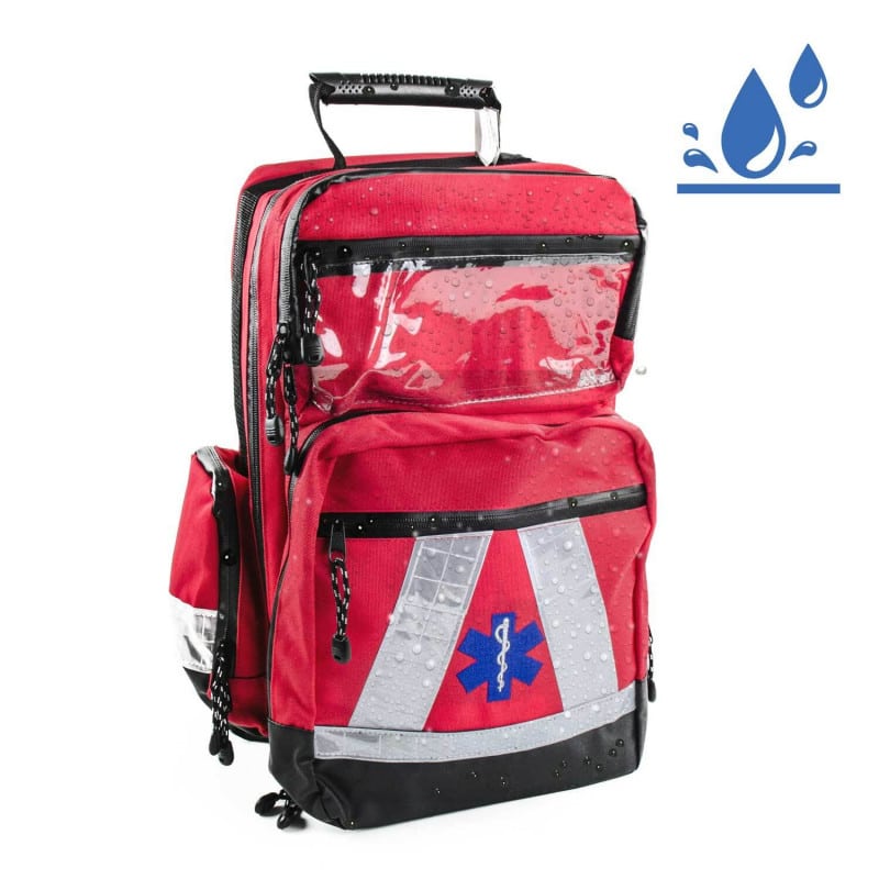 Rettungsrucksack leer, wasserabweisend und strapazierfähig für Arztpraxis und Rettungsdienst - Med-Praxisbedarf
