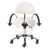 Sattel-Hocker mit Rückenlehne