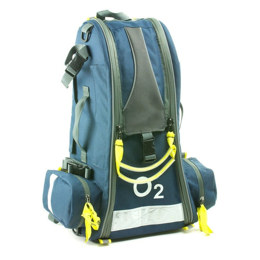 Sauerstoffrucksack Brügge - Notfallrucksack für Transport von Flasche und Zubehör, 55x35x23 cm - Med-Praxisbedarf