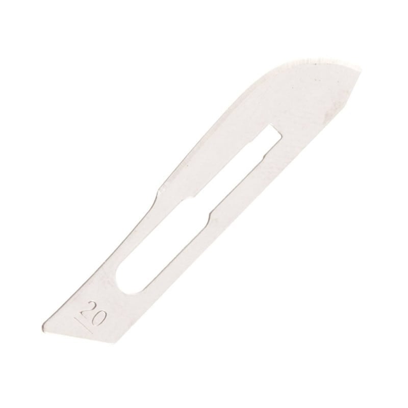 Skalpellklingen für Skalpellgriff Nr. 4 - sterile Einwegklingen, 10er Packung - Med-Praxisbedarf