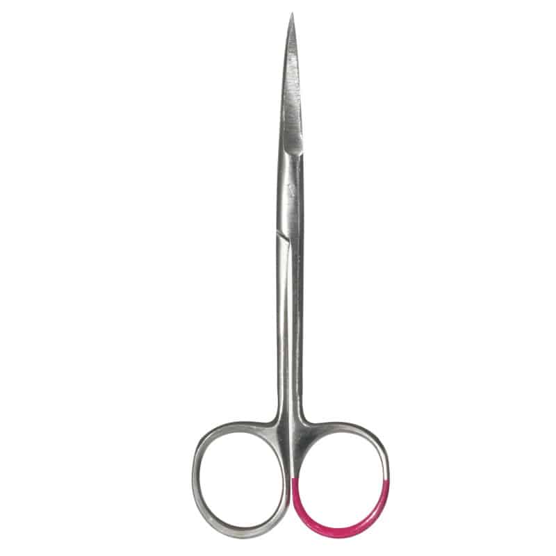 Medizinische Einmal-Irisschere 11 cm - für ophthalmologische und feine chirurgische Eingriffe - Med-Praxisbedarf