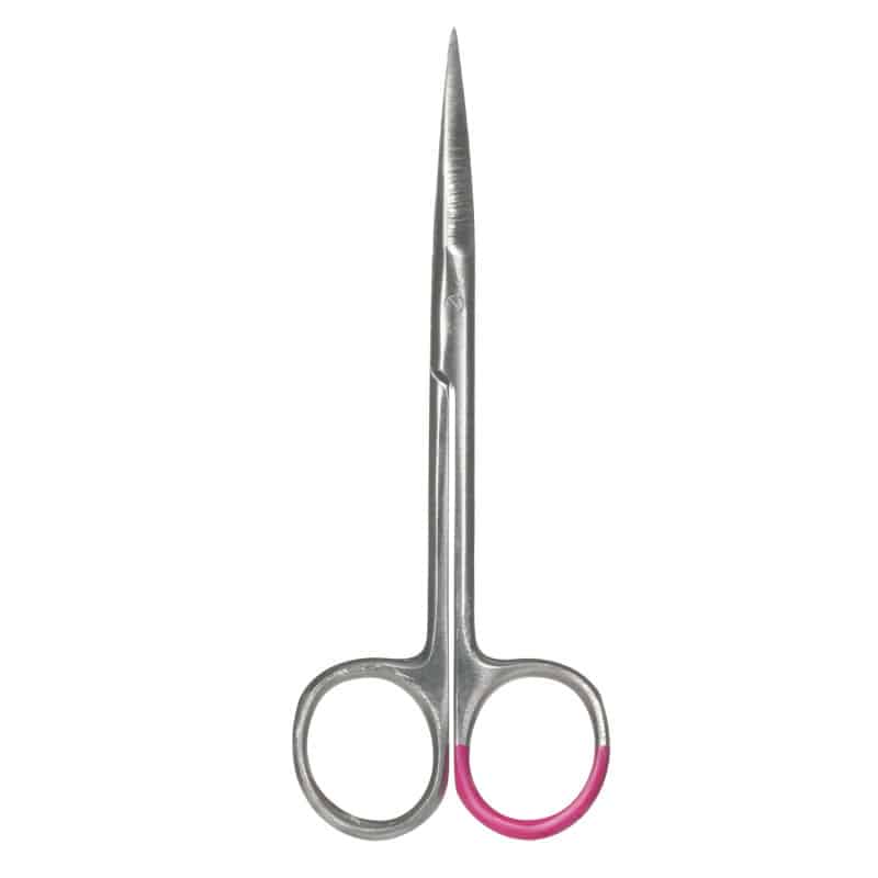 Teqler Smart Line Irisschere 11 cm - präzise Einmalschere für medizinische Schnitte - Med-Praxisbedarf