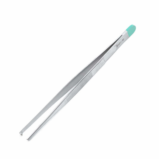 Chirurgische Pinzette 14 cm Teqler - sterile Einmalpinzette für Gewebe - Med-Praxisbedarf
