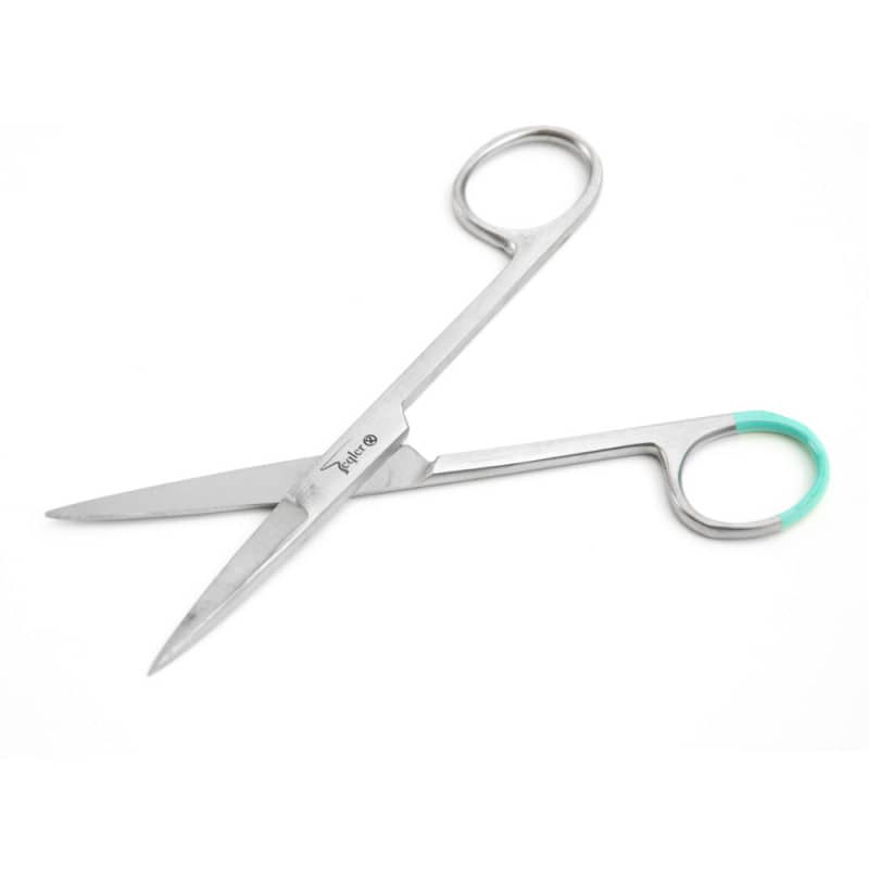 Teqler Schere für Chirurgie - sicheres Einweginstrument in der Medizin - Praxisbedarf