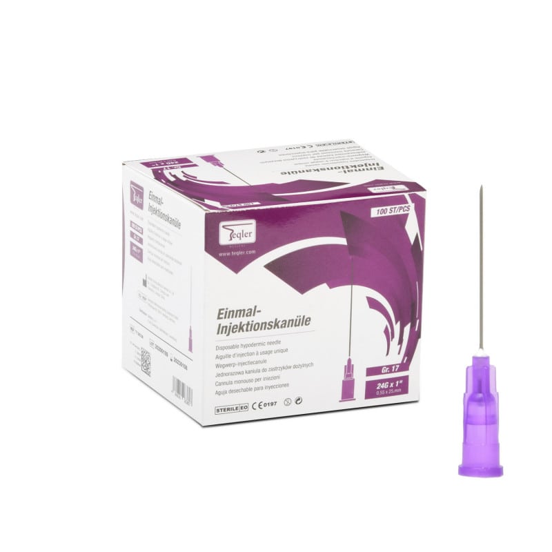 Verpackung Teqler Einmalkanülen - wiederverschließbare Box für sterile Aufbewahrung - Med-Praxisbedarf
