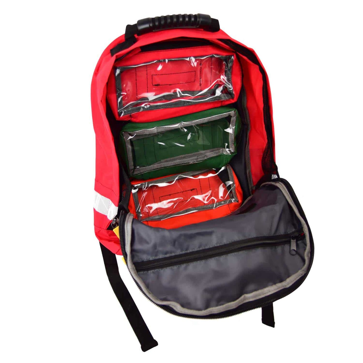 Teqler Notfallrucksack Aalst Modultaschen - drei entnehmbare Einsätze 25x6x13 cm - Med-Praxisbedarf
