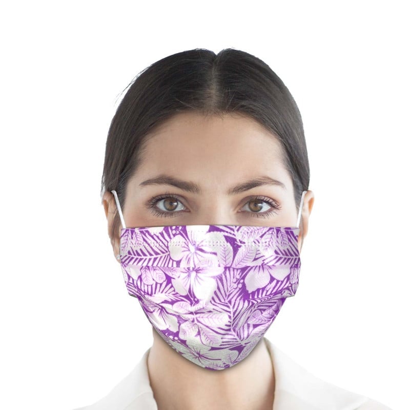 Bunte Motive OP-Masken Teqler - Produktdetail der Schutzwirkung und Schichten - Med-Praxisbedarf