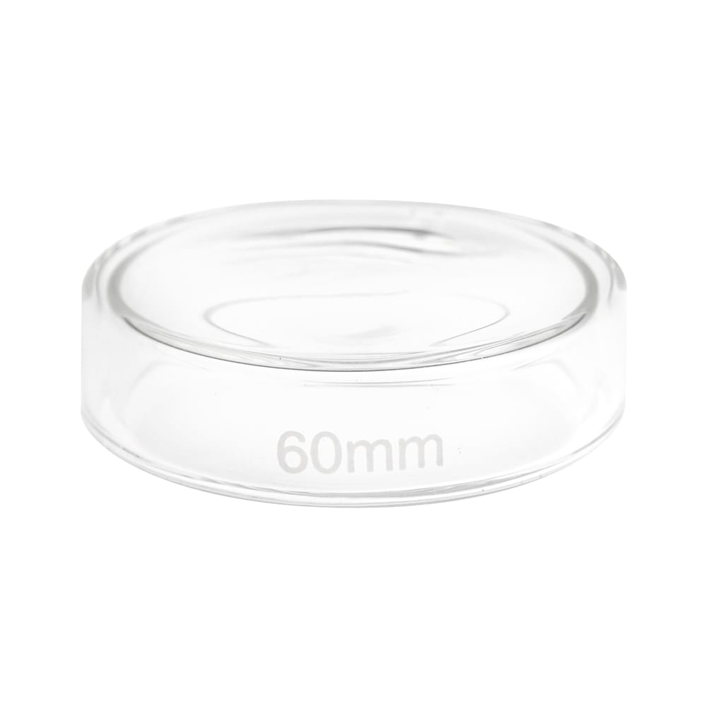 Teqler Petrischale aus Glas - Laborzubehör zum Kultivieren von Mikroorganismen - Med-Praxisbedarf
