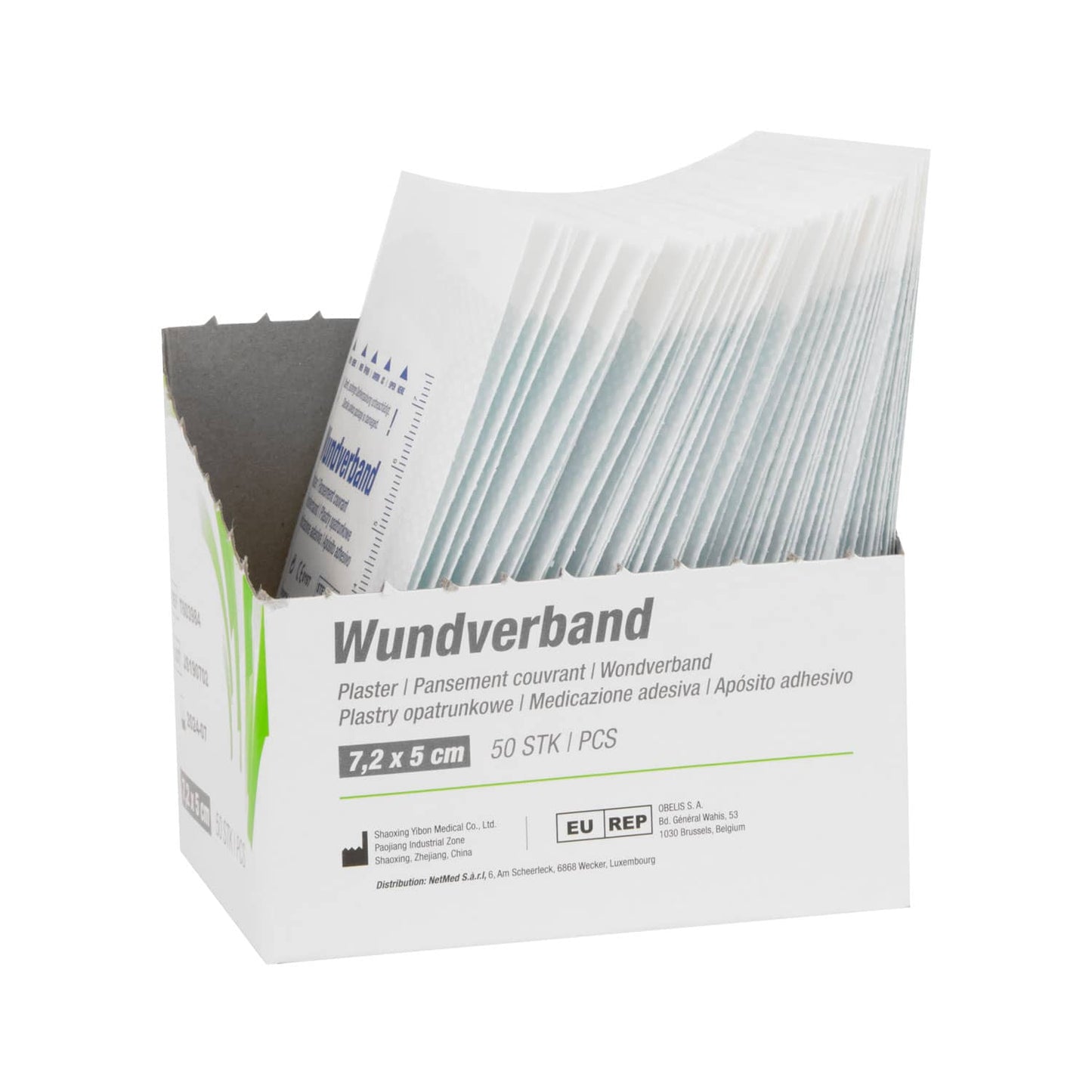 Steriler Teqler Wundverband in Einzelverpackung - saugfähiges Wundkissen mittig - Med-Praxisbedarf
