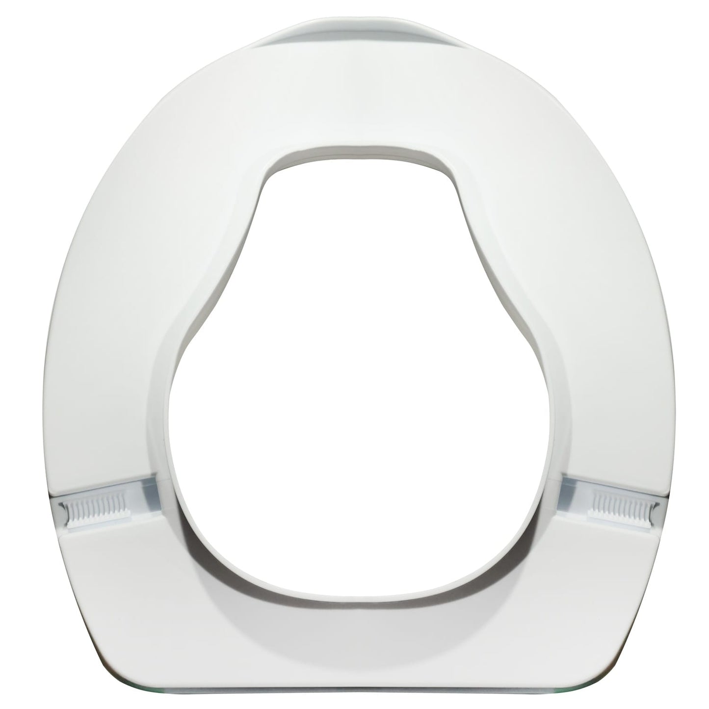 Toilettensitzerhöhung weiß - ergonomische Sitzerhöhung für Standard-WC, rutschfest - Med-Praxisbedarf