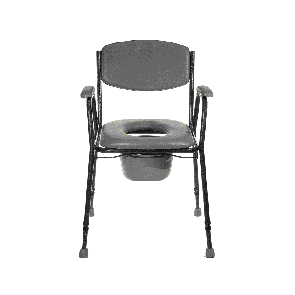 Toilettenstuhl in Praxisumgebung - vielseitiges Hilfsmittel für Arztpraxen und Pflegeeinrichtungen - Med-Praxisbedarf